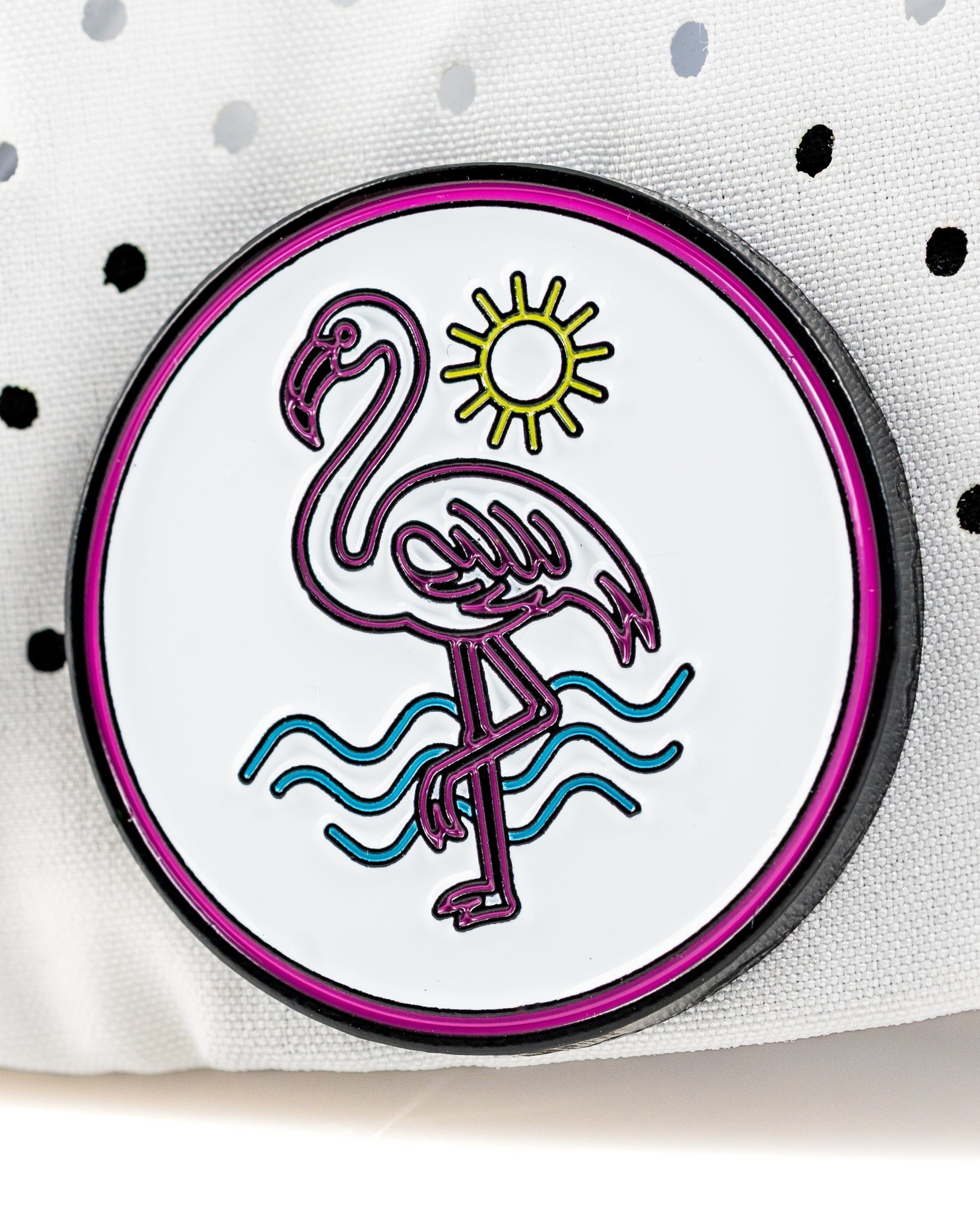 Perforated Rope Hat - Flamingo