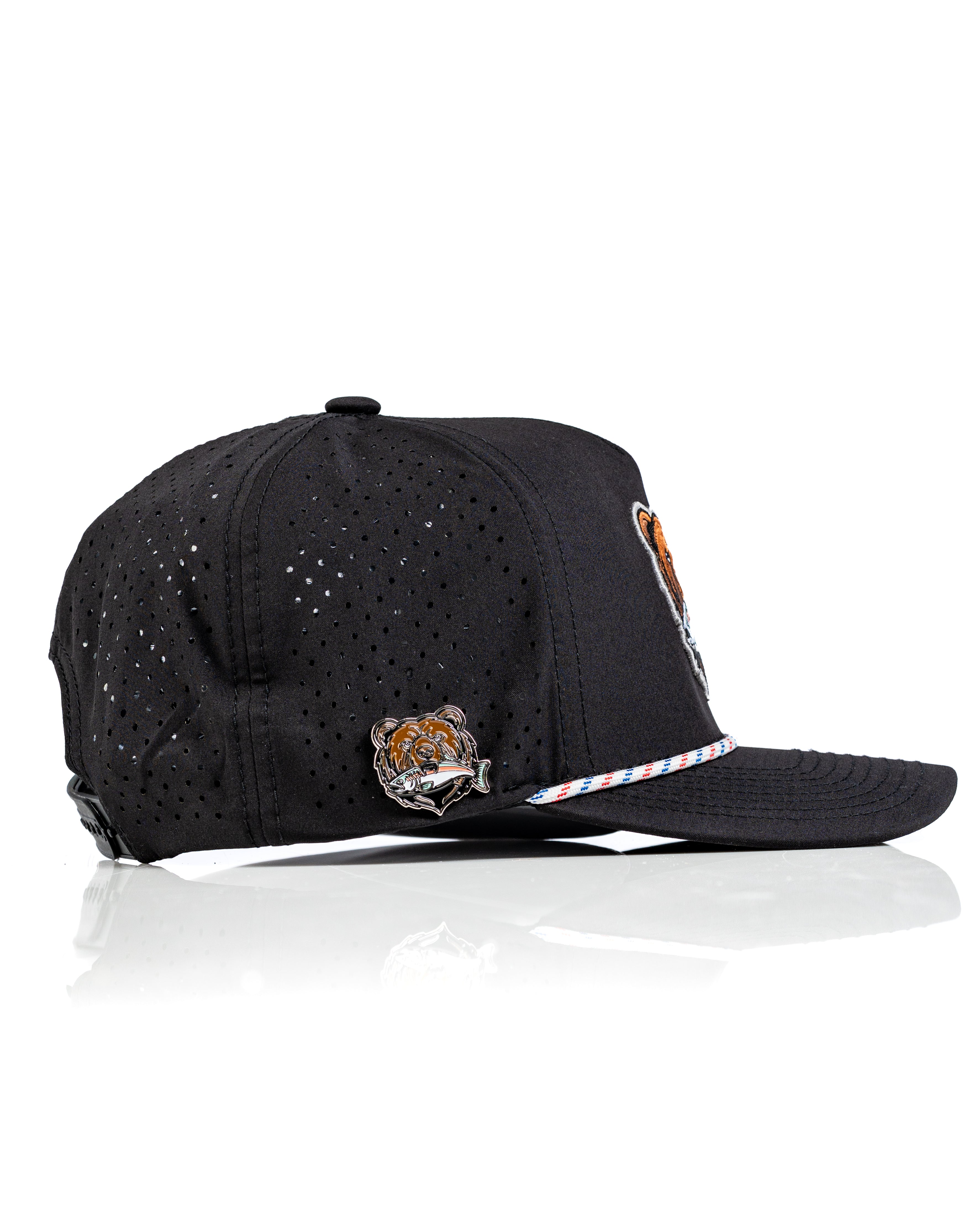 Perforated Rope Hat - Grizzly