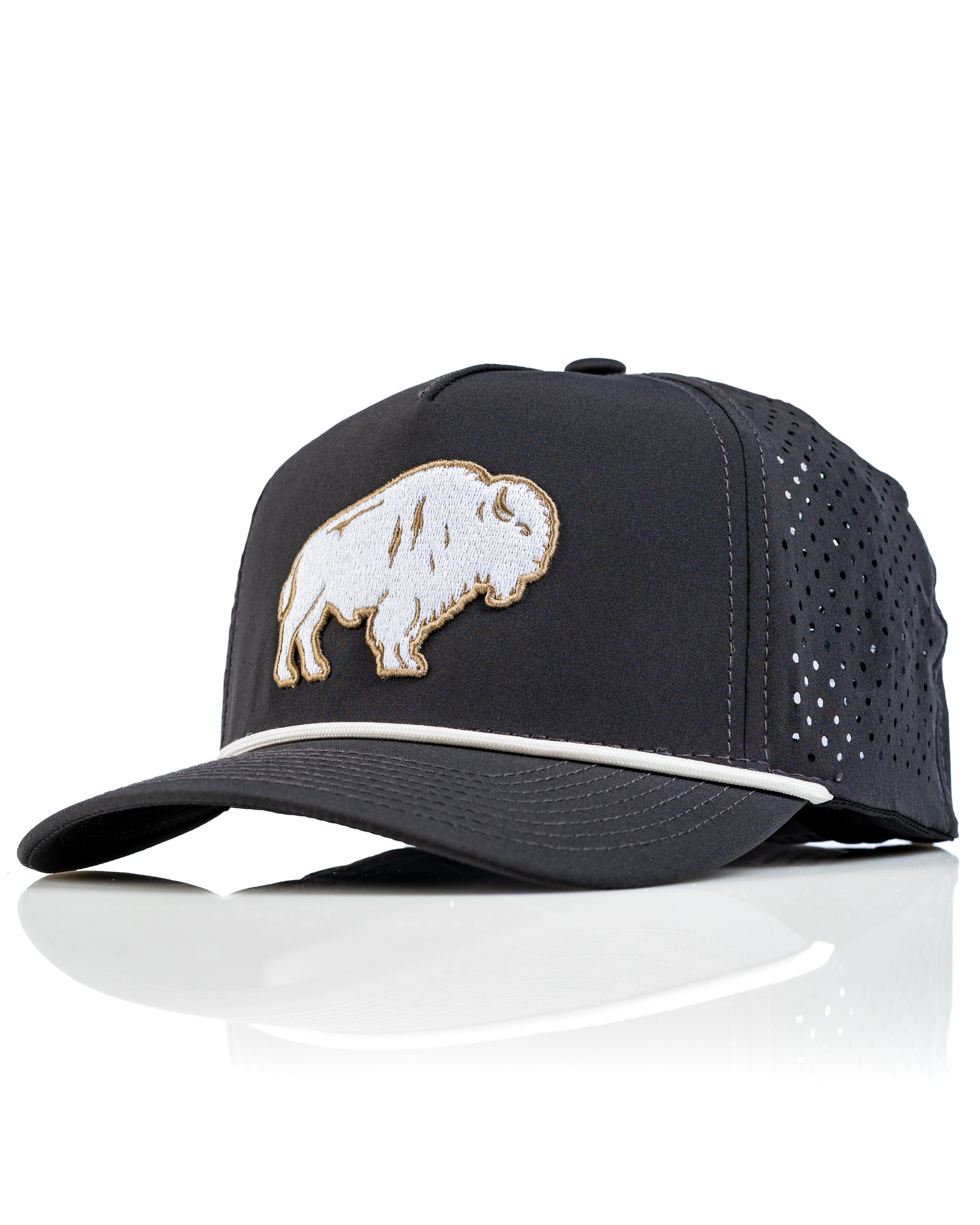 Perforated Rope Hat - Great White Buffalo