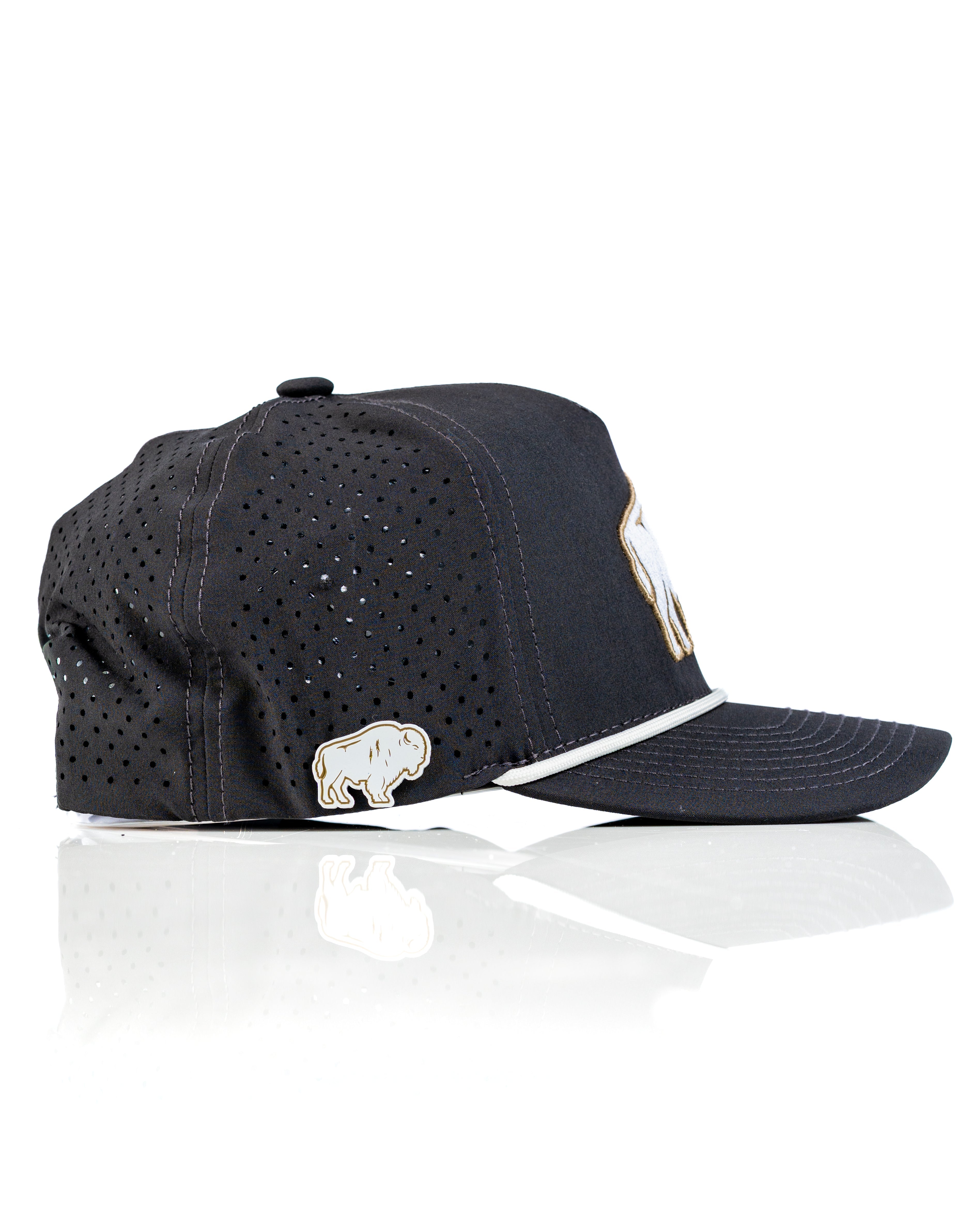 Perforated Rope Hat - Great White Buffalo