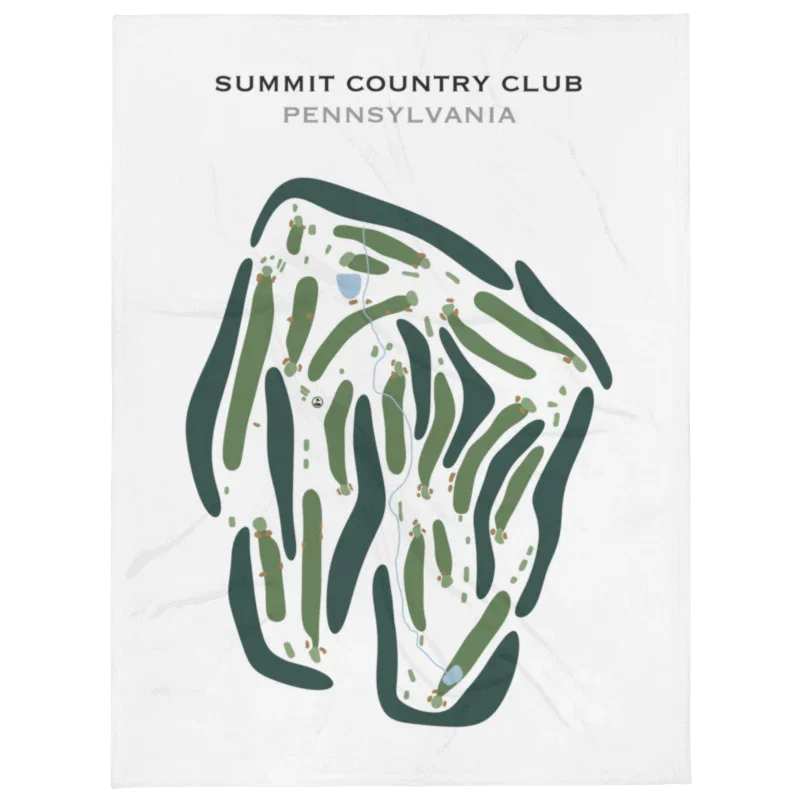 Summit Country Club, Pennsylvania - Printed Golf Courses