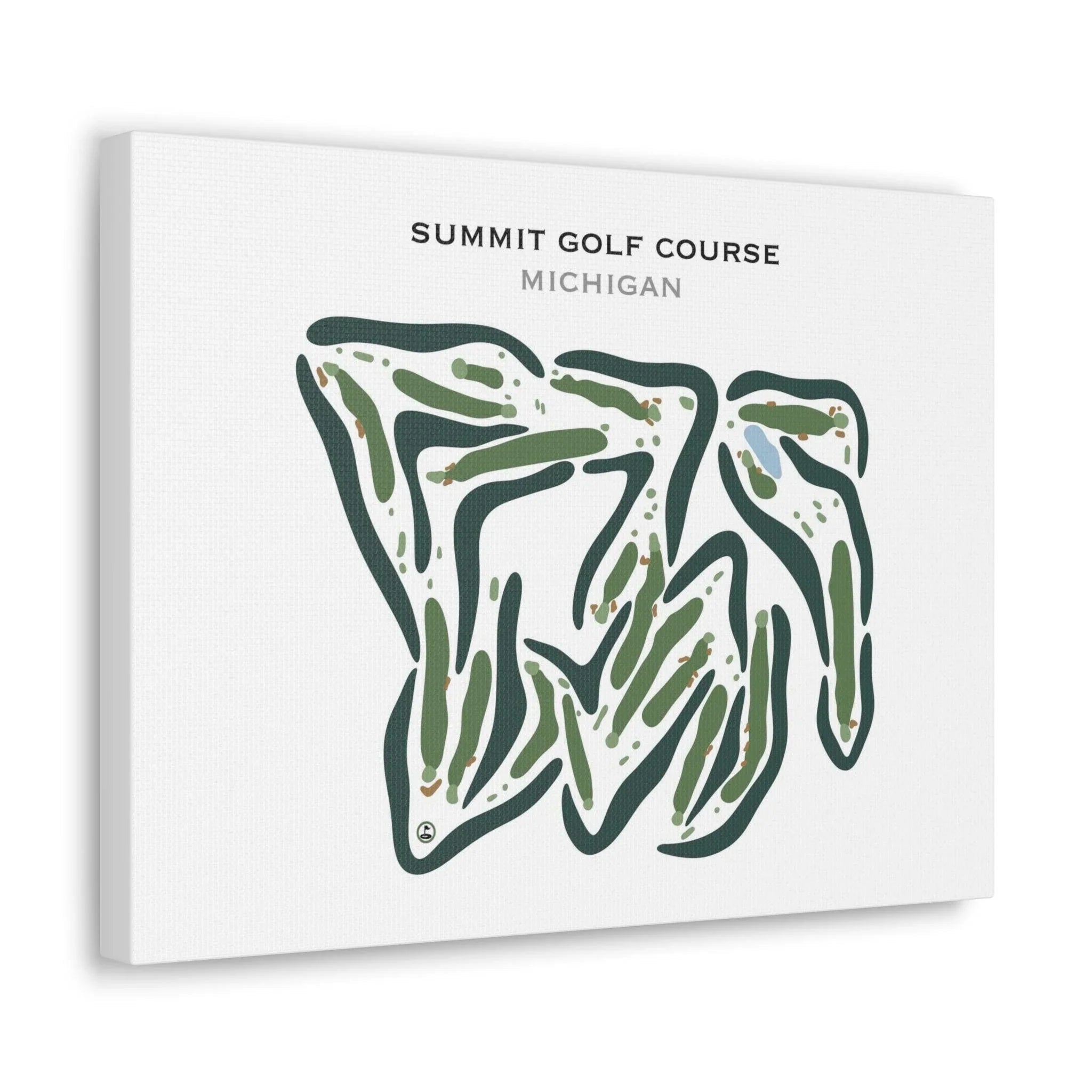 Summit Golf Course, Michigan - Printed Golf Course