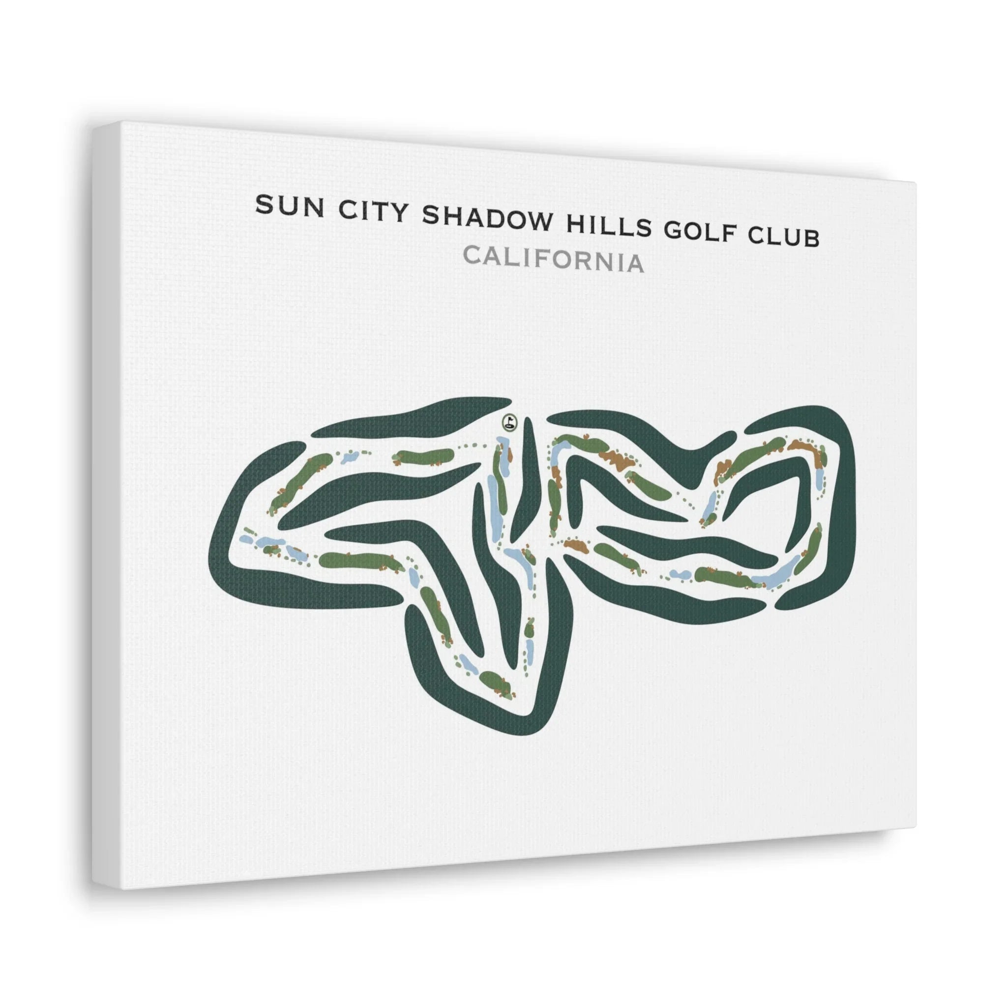 Sun City Shadow Hills Golf Club, California - Printed Golf Courses