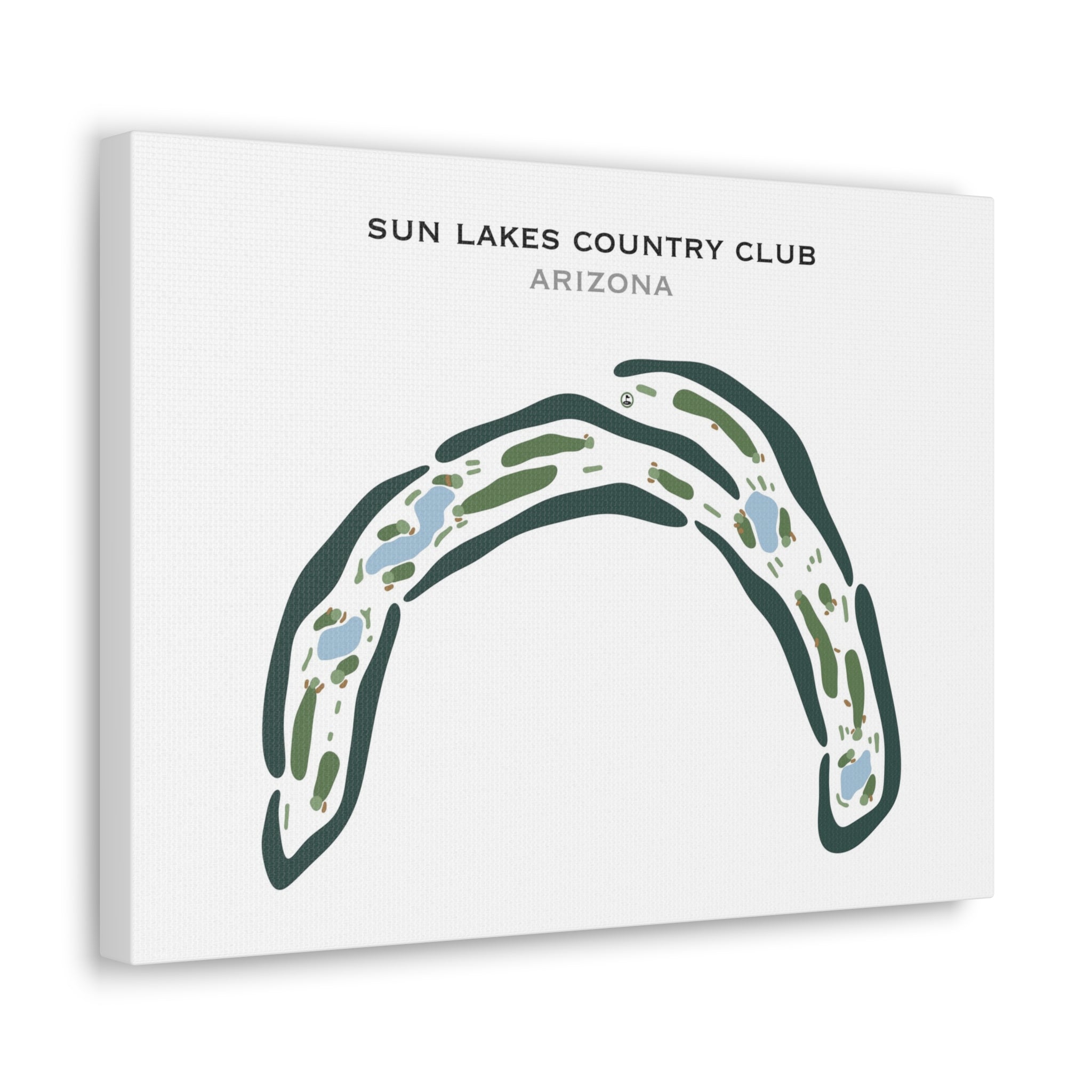 Sun Lakes Country Club, Arizona - Printed Golf Courses