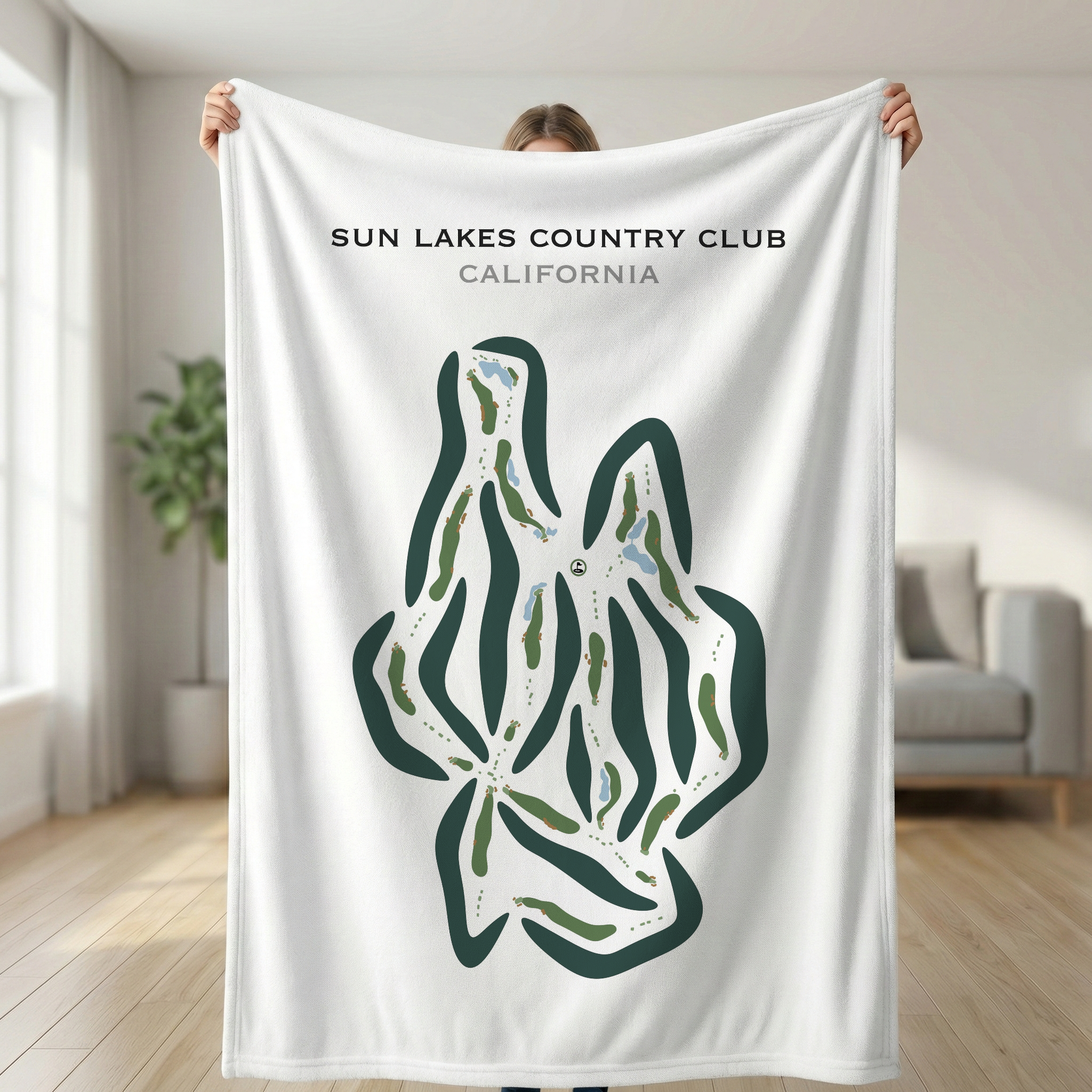 Sun Lakes Country Club, California - Printed Golf Courses