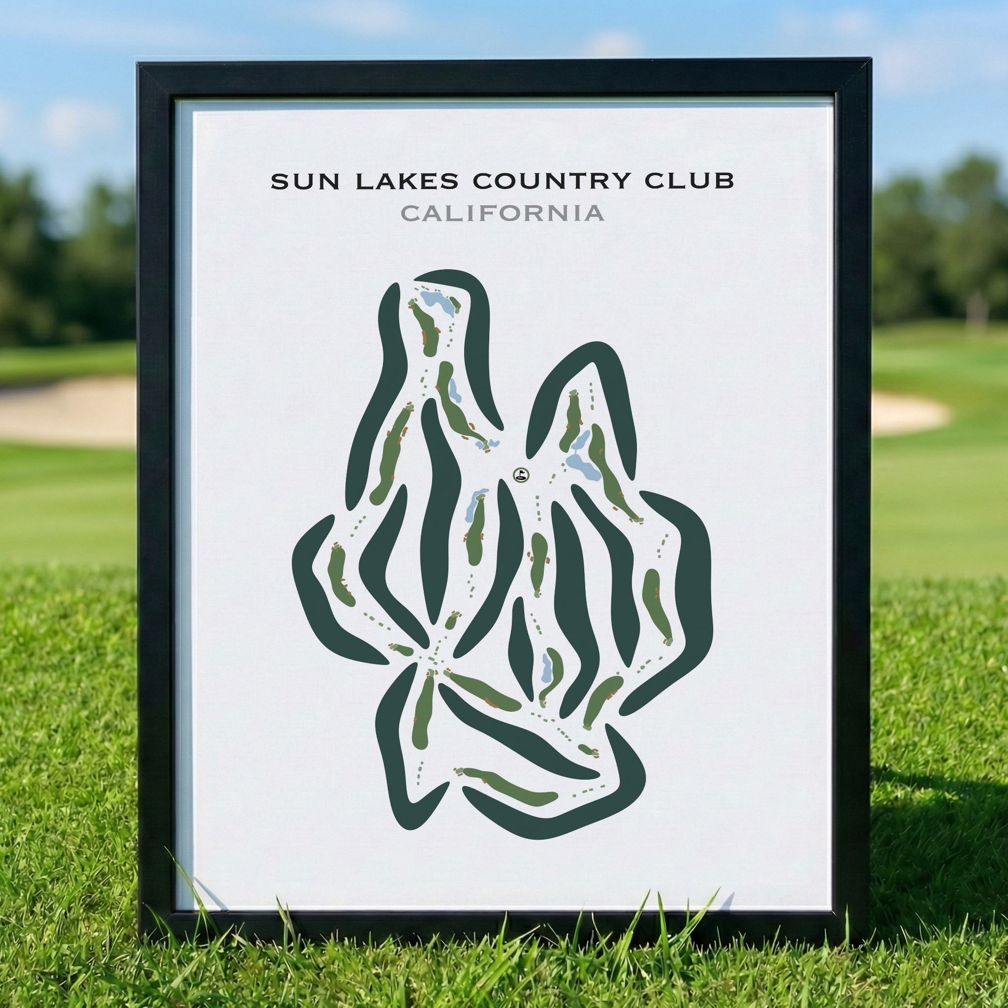 Sun Lakes Country Club, California - Printed Golf Courses