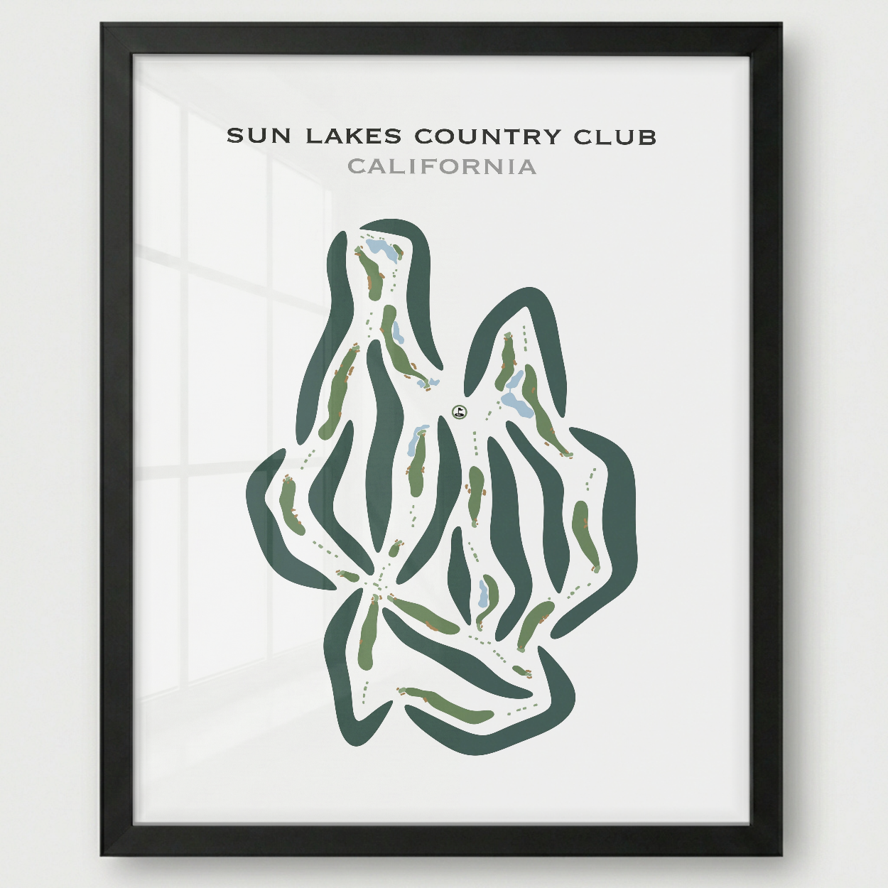 Sun Lakes Country Club, California - Printed Golf Courses