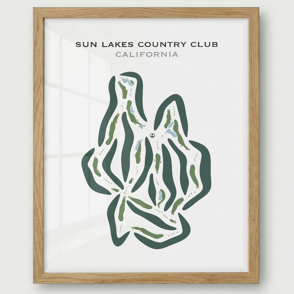 Sun Lakes Country Club, California - Printed Golf Courses