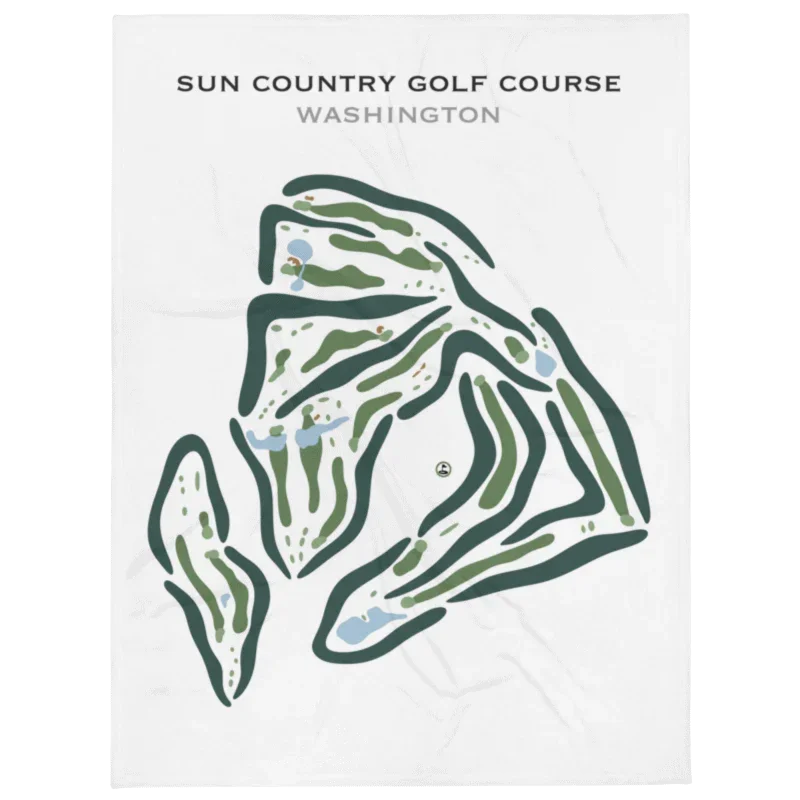 Sun Country Golf Course, Washington - Printed Golf Courses