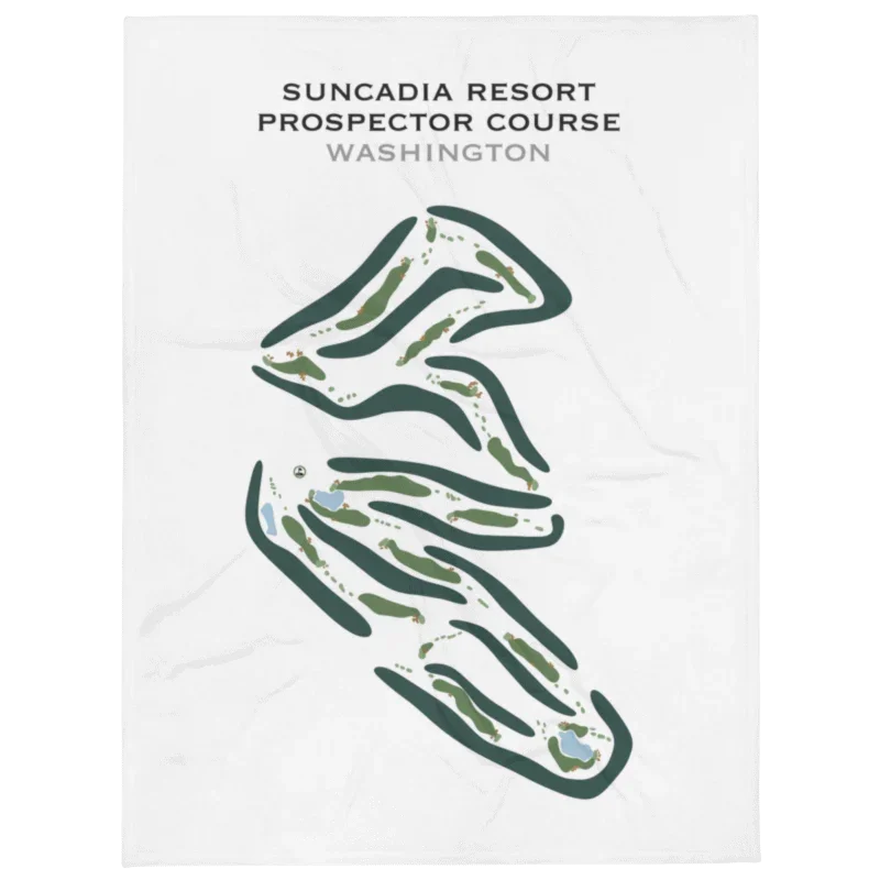 Suncadia Resort, Prospector Course, Washington - Printed Golf Course