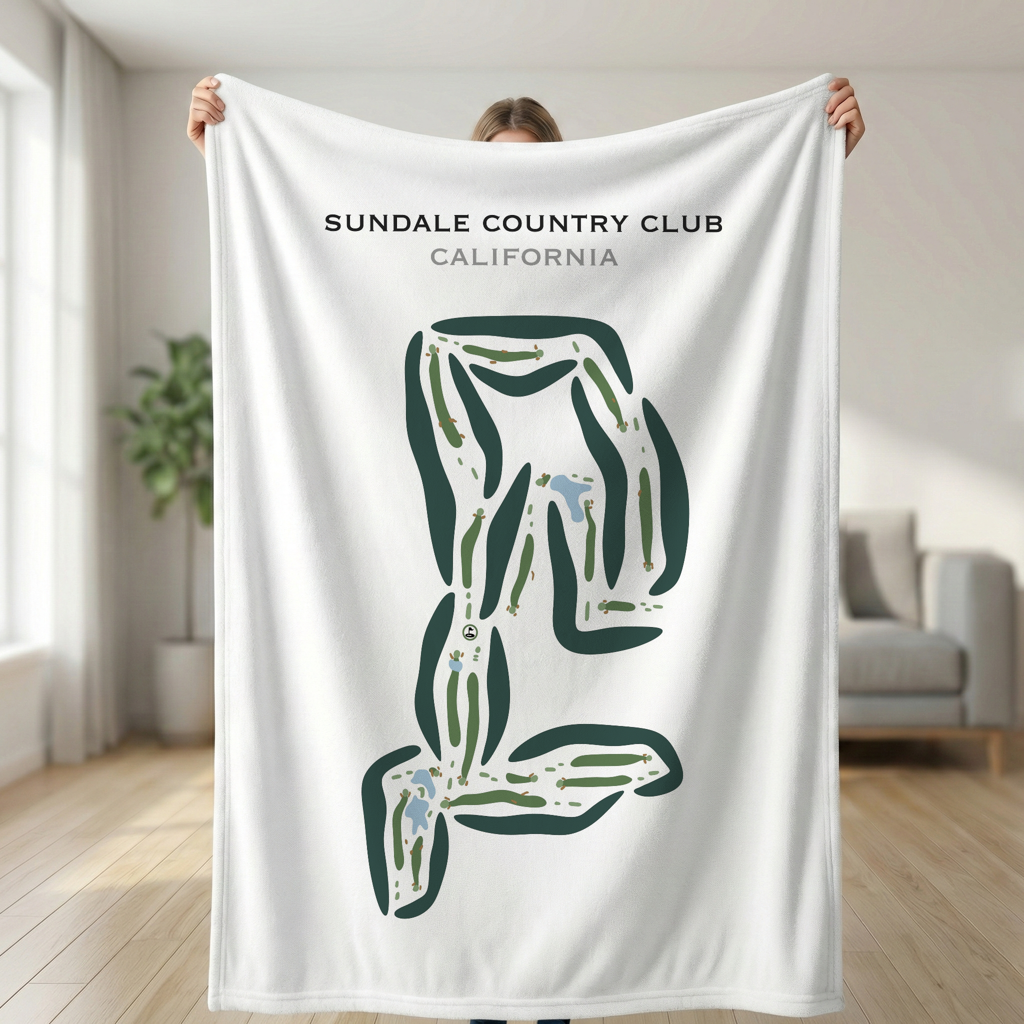 Sundale Country Club, California - Printed Golf Courses
