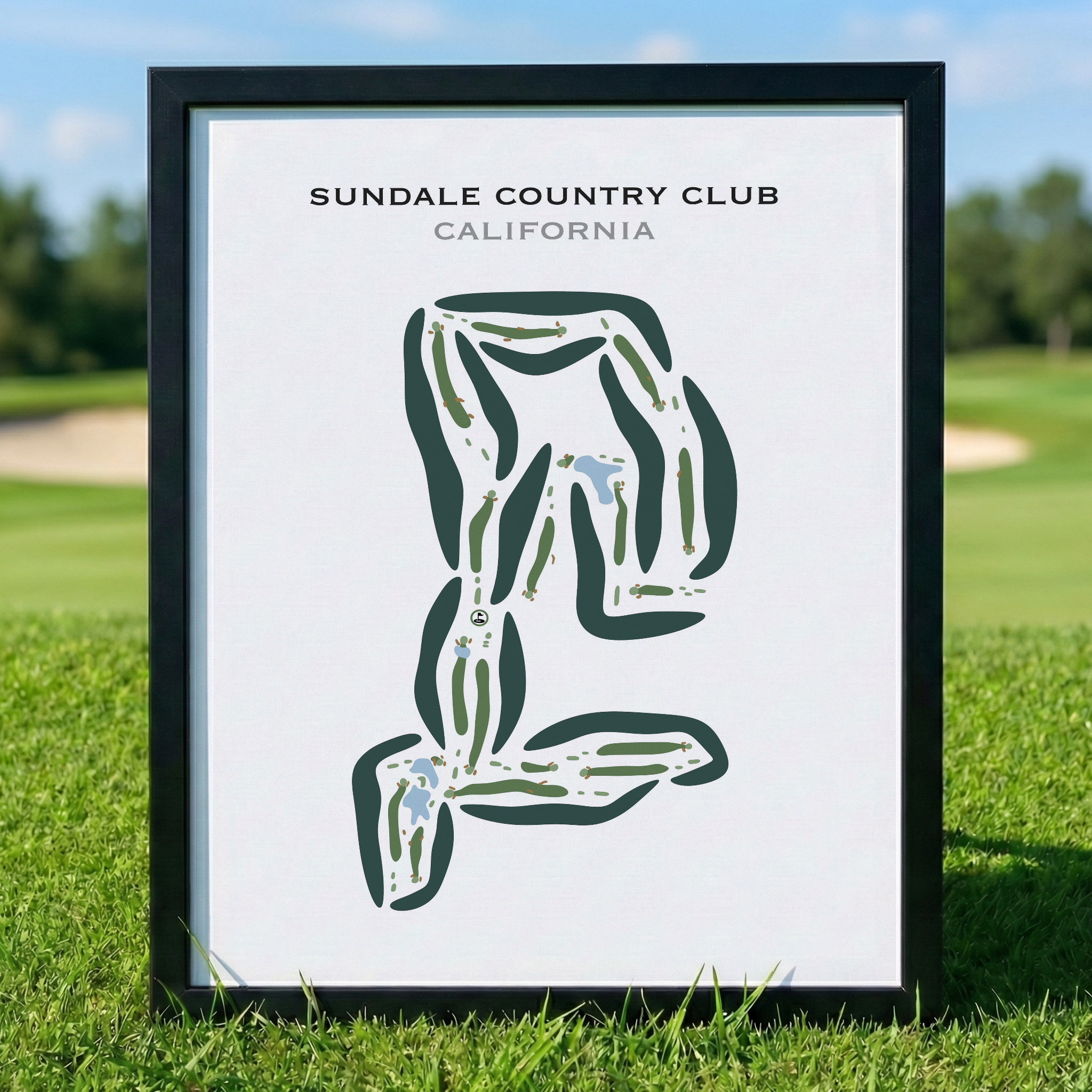 Sundale Country Club, California - Printed Golf Courses