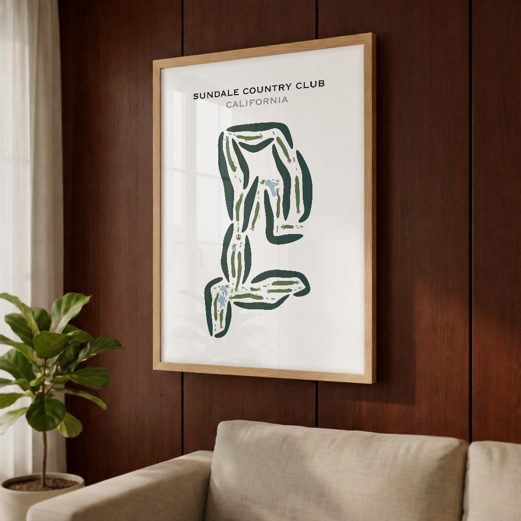 Sundale Country Club, California - Printed Golf Courses