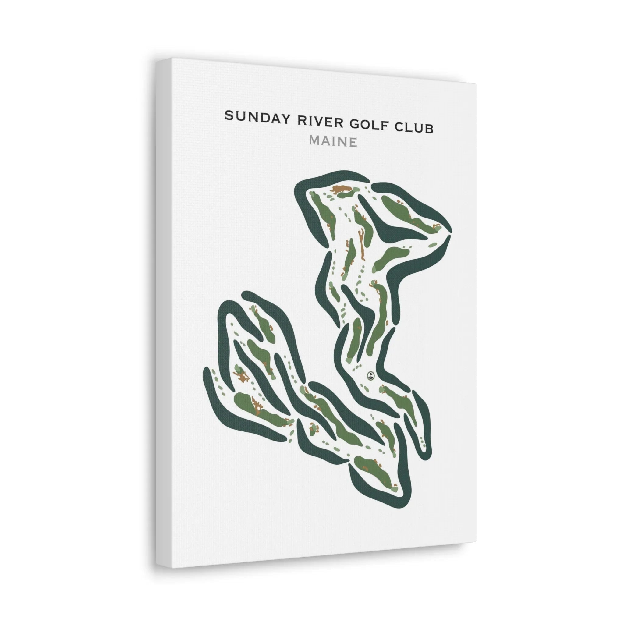 Sunday River Golf Club, Maine - Printed Golf Courses
