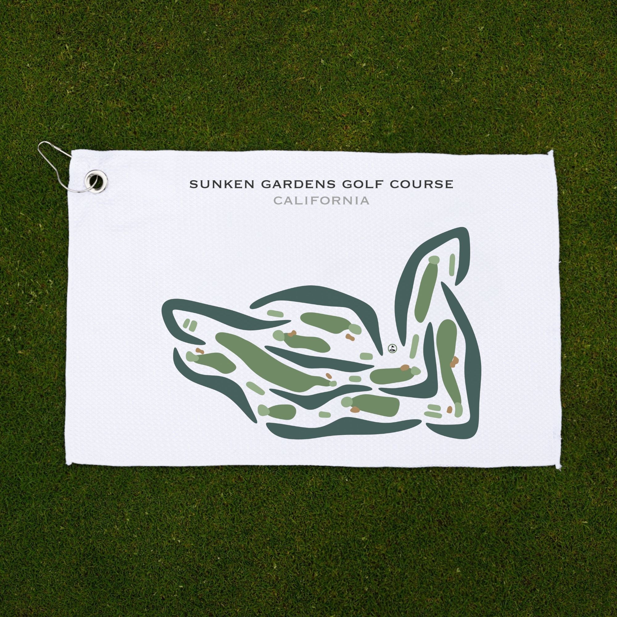 Sunken Gardens Golf Course, California - Printed Golf Courses