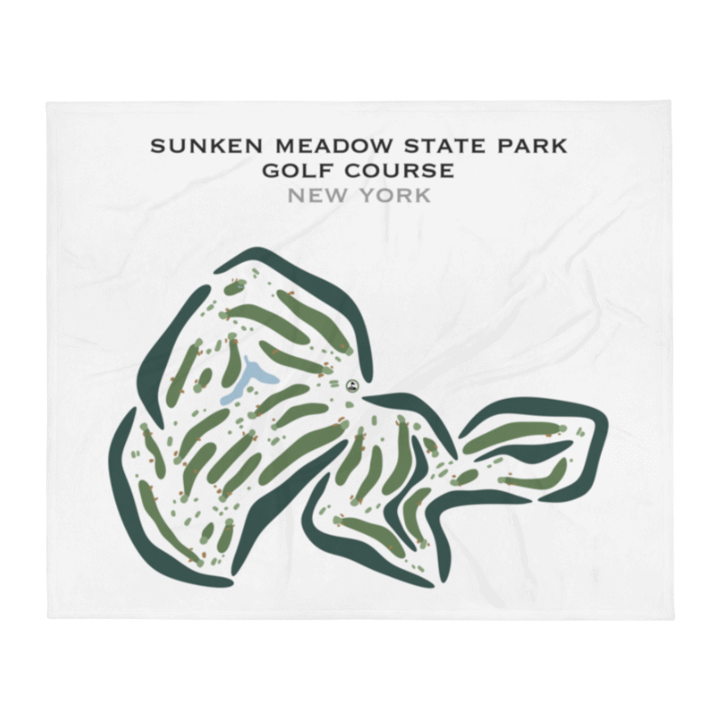 Sunken Meadow State Park Golf Course, New York - Printed Golf Courses