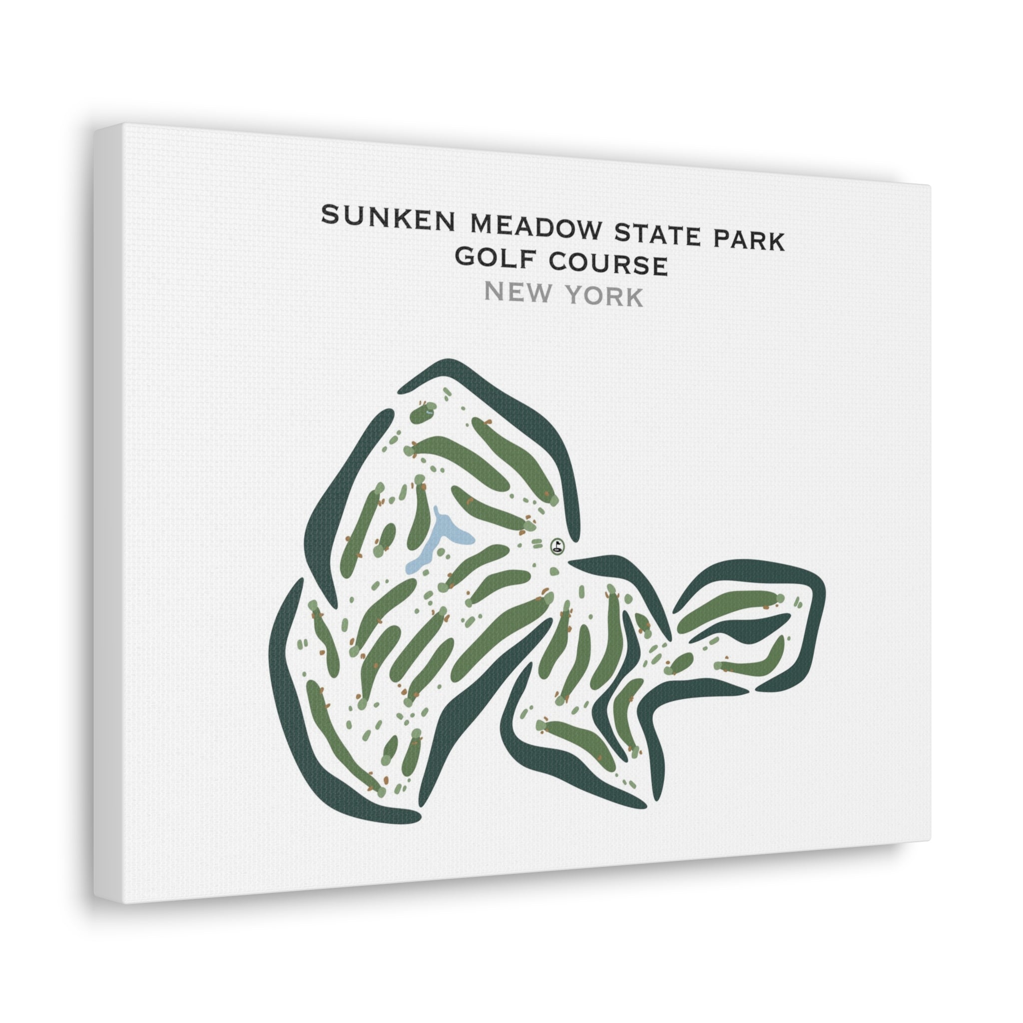 Sunken Meadow State Park Golf Course, New York - Printed Golf Courses