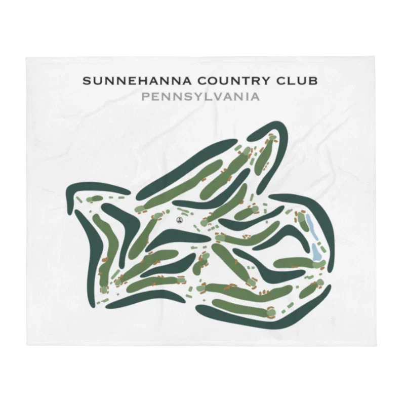 Sunnehanna Country Club, Pennsylvania - Printed Golf Courses