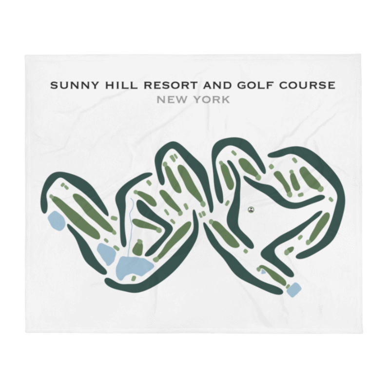 Sunny Hill Resort & Golf Course, New York - Printed Golf Courses