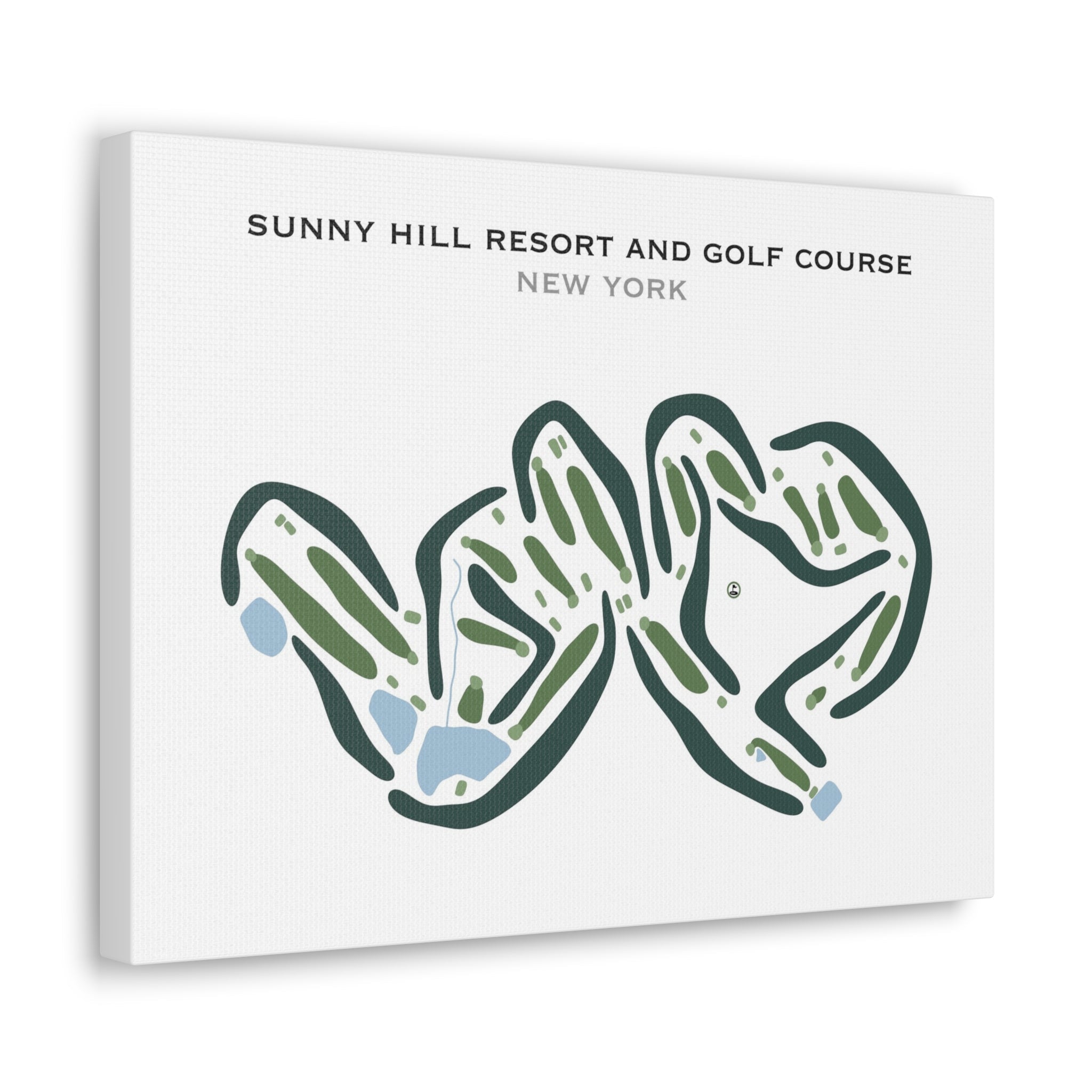 Sunny Hill Resort & Golf Course, New York - Printed Golf Courses