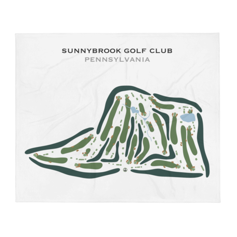 Sunnybrook Golf Club, Pennsylvania - Printed Golf Courses