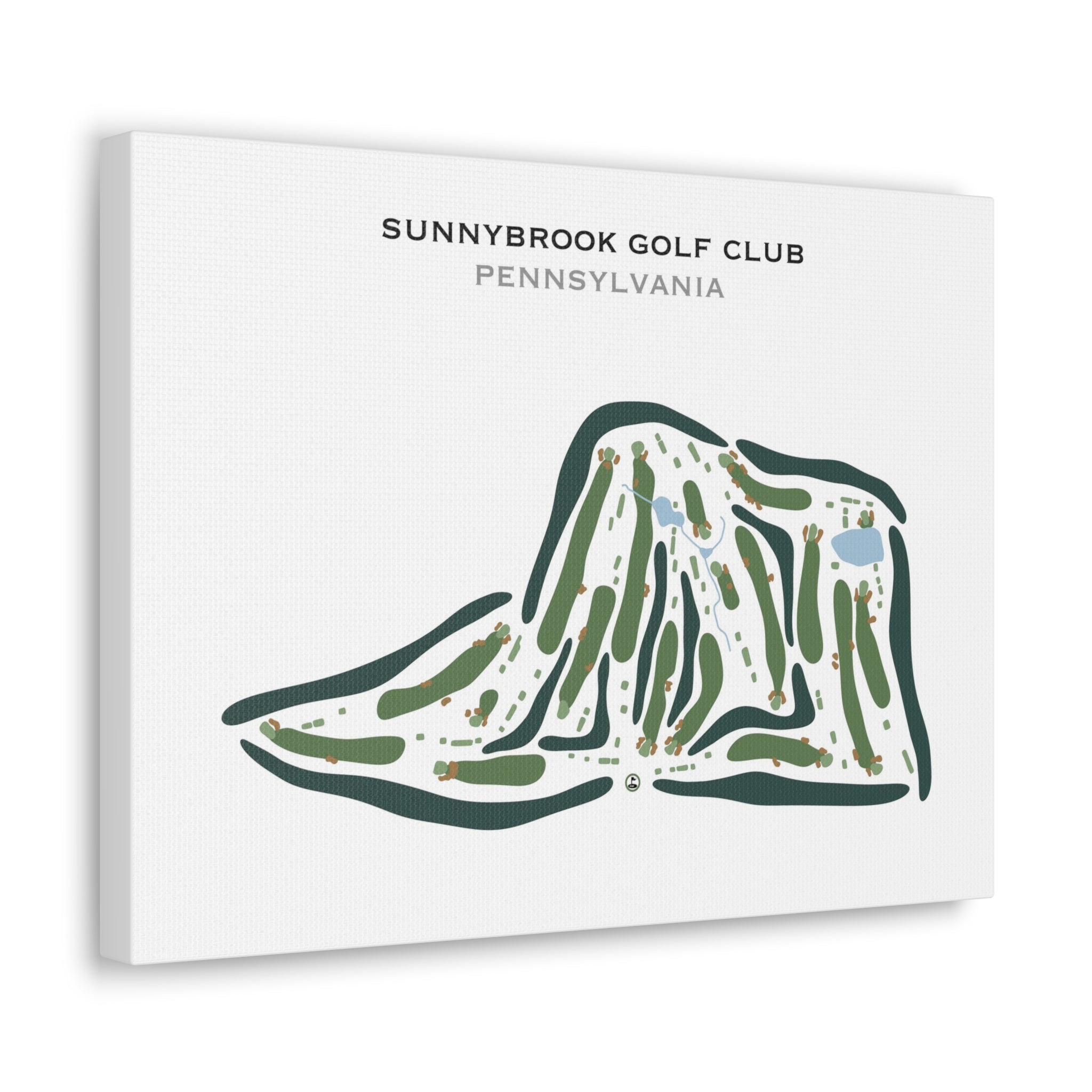 Sunnybrook Golf Club, Pennsylvania - Printed Golf Courses