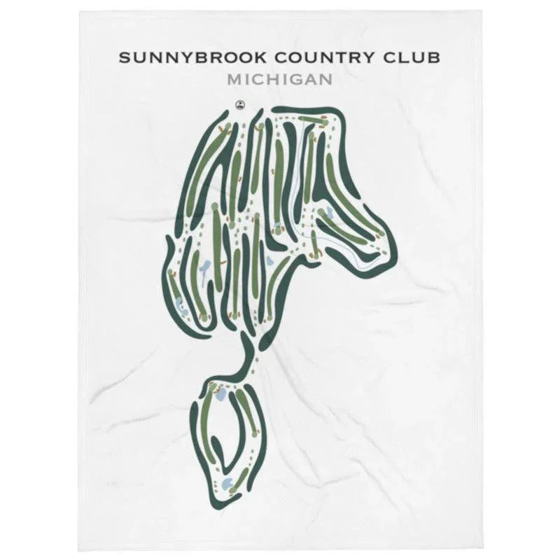 Sunnybrook Country Club, Michigan - Printed Golf Courses