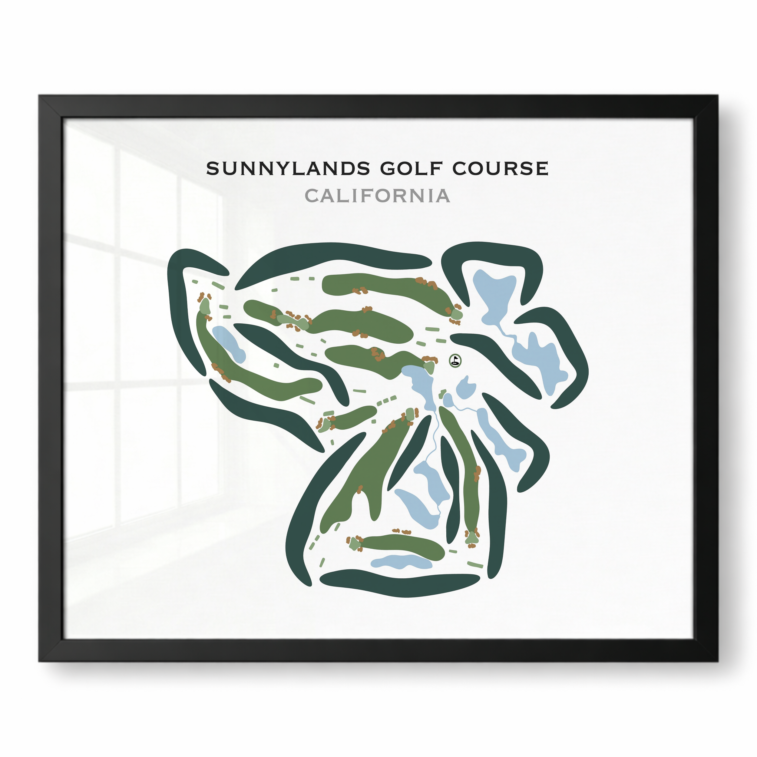 Sunnylands Golf Course, California - Printed Golf Courses