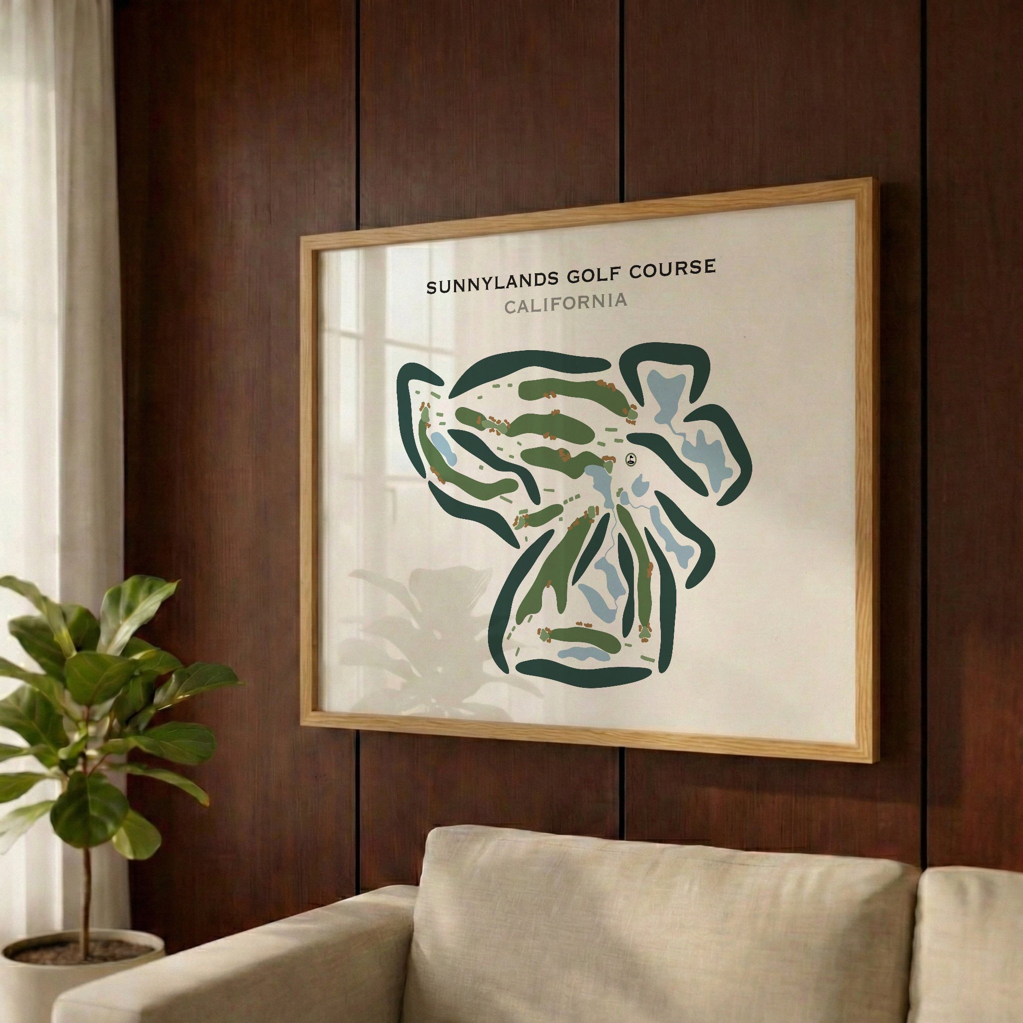 Sunnylands Golf Course, California - Printed Golf Courses