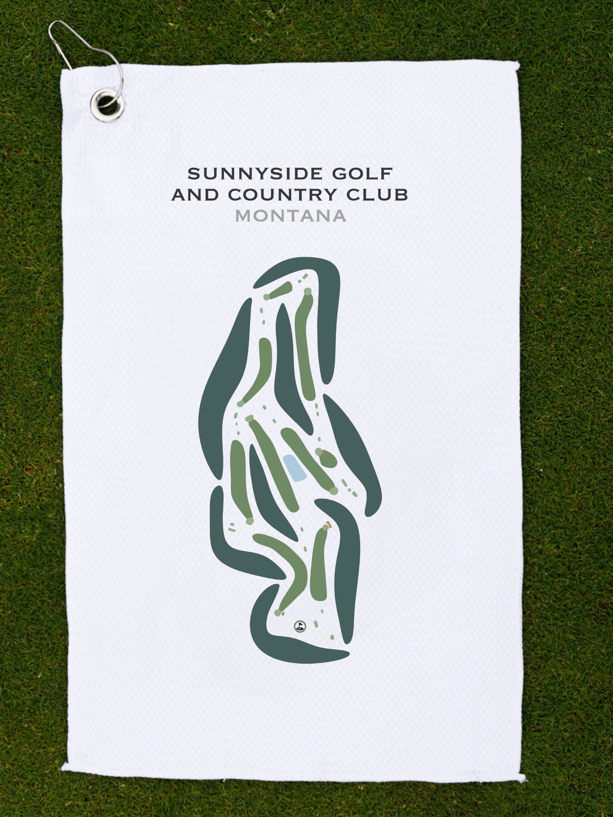 Sunnyside Golf & Country Club, Montana - Printed Golf Courses