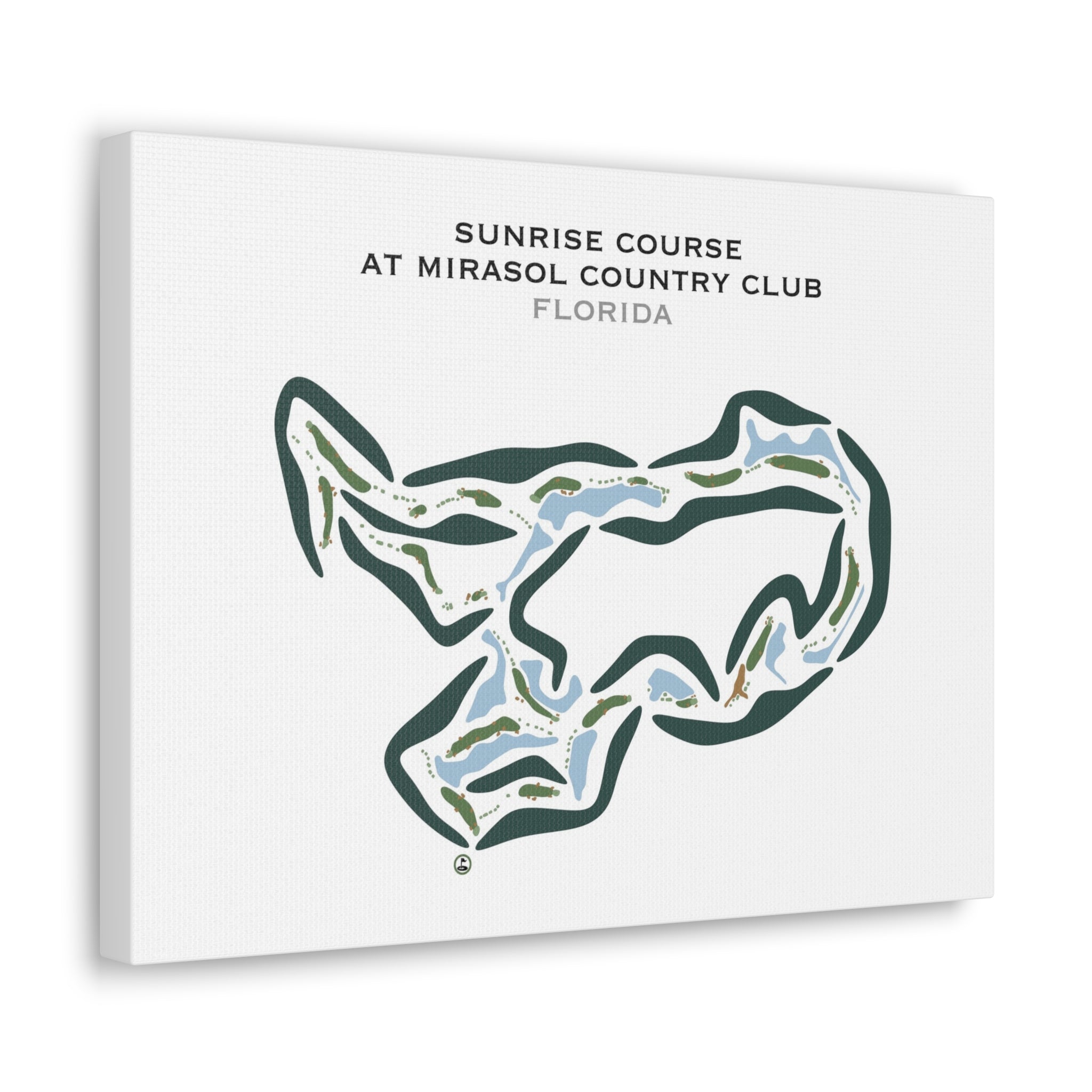 Sunrise Course at Mirasol Country Club, Florida - Printed Golf Courses
