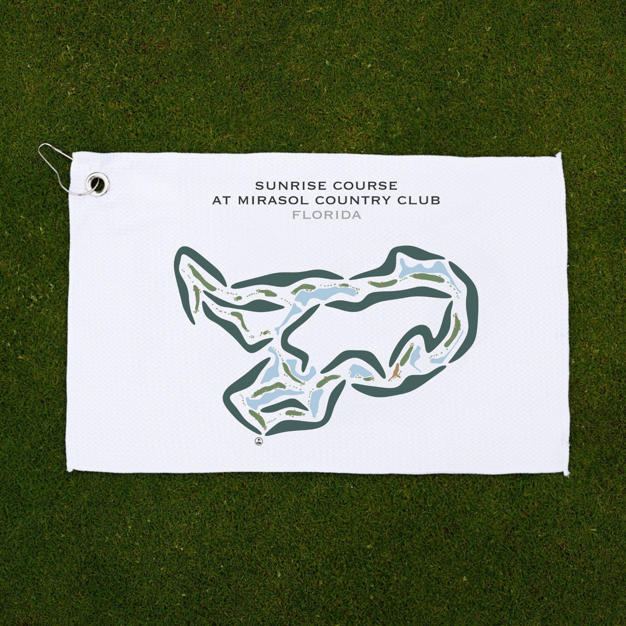 Sunrise Course at Mirasol Country Club, Florida - Printed Golf Courses