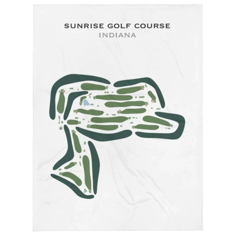 Sunrise Golf Course, Indiana - Printed Golf Courses