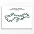 Sunriver Resort, Woodlands Golf Course, Oregon - Printed Golf Course