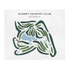 Sunset Country Club, Georgia - Printed Golf Courses