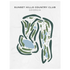 Sunset Hills Country Club, Georgia - Printed Golf Courses