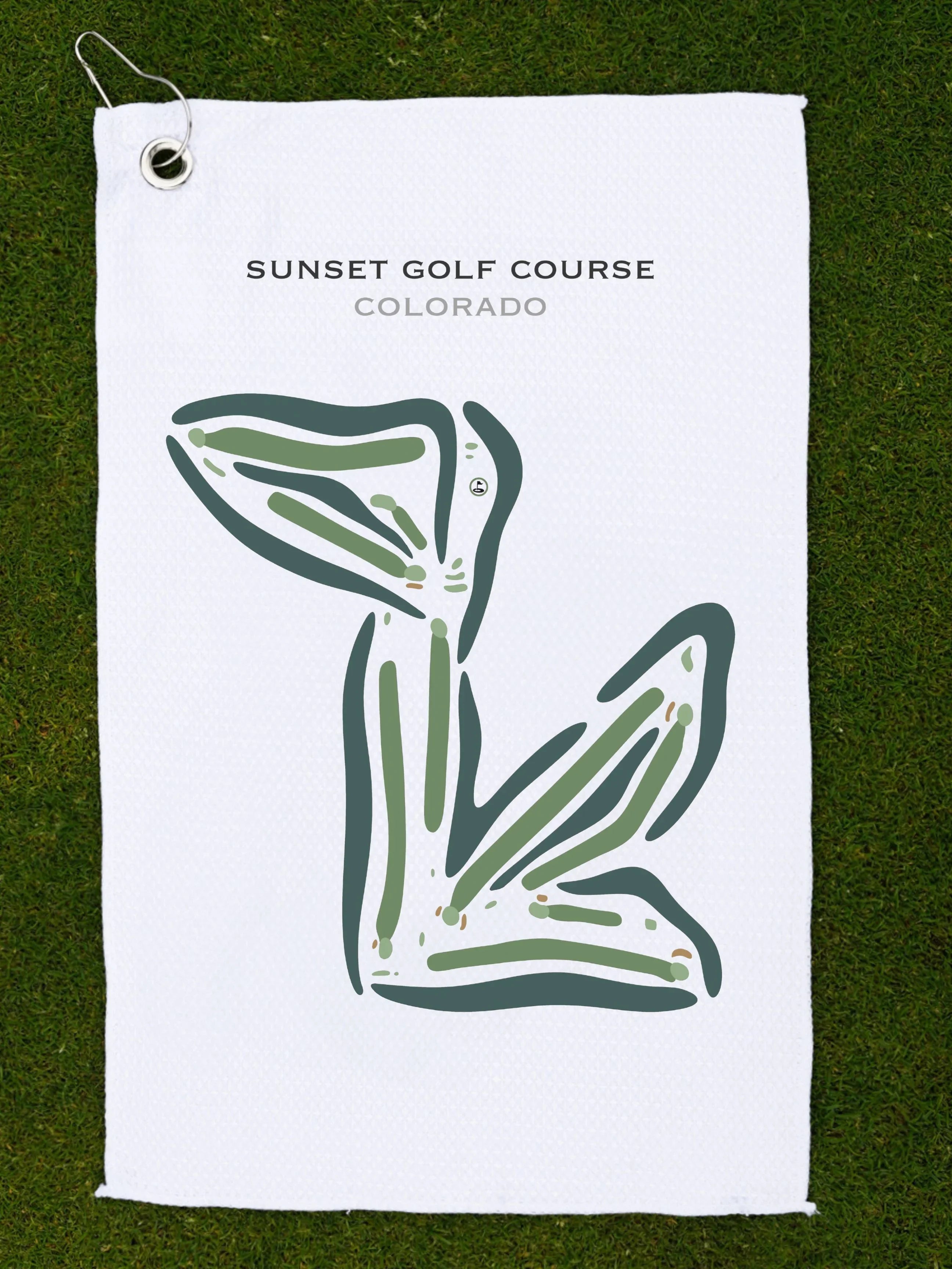 Sunset Golf Course, Colorado - Printed Golf Courses