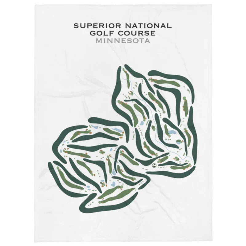 Superior National Golf Course, Minnesota - Printed Golf Courses