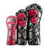 Swag Golf Neon Pink Game Over Stacked Skulls Fairway Wood Headcover Set