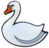 ReadyGolf: Glitter Ball Marker & Hat Clip - Swan