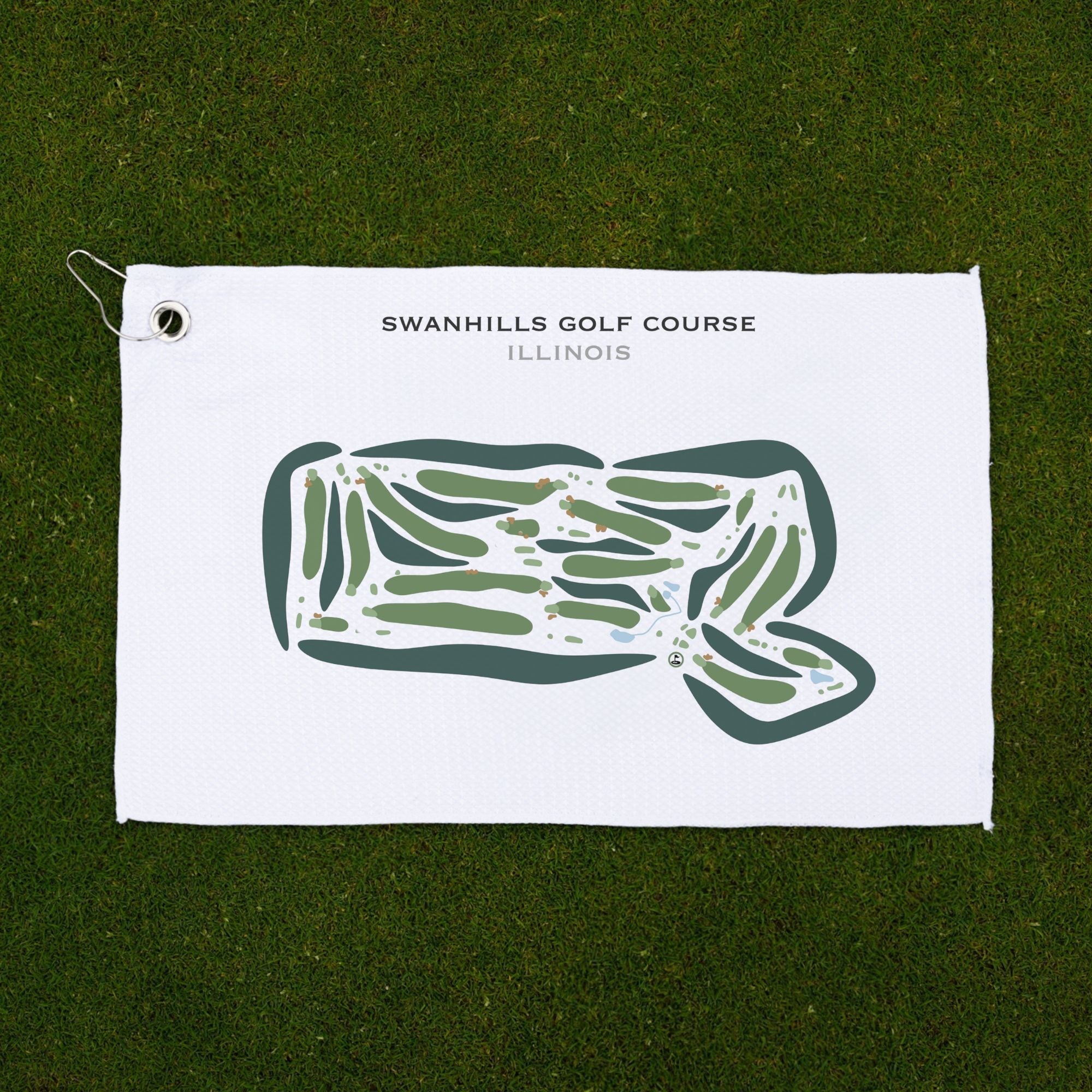 Swanhills Golf Course, Illinois - Printed Golf Courses