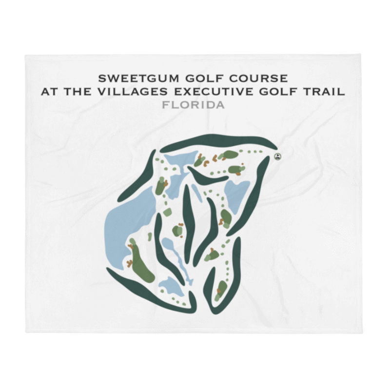 Sweetgum at The Villages Executive Golf Trail, Florida - Printed Golf Courses