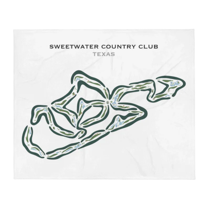 Sweetwater Country Club, Texas - Printed Golf Courses