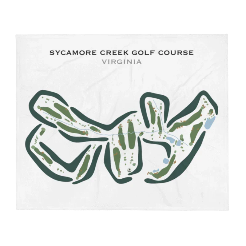 Sycamore Creek Golf Course, Virginia - Printed Golf Courses