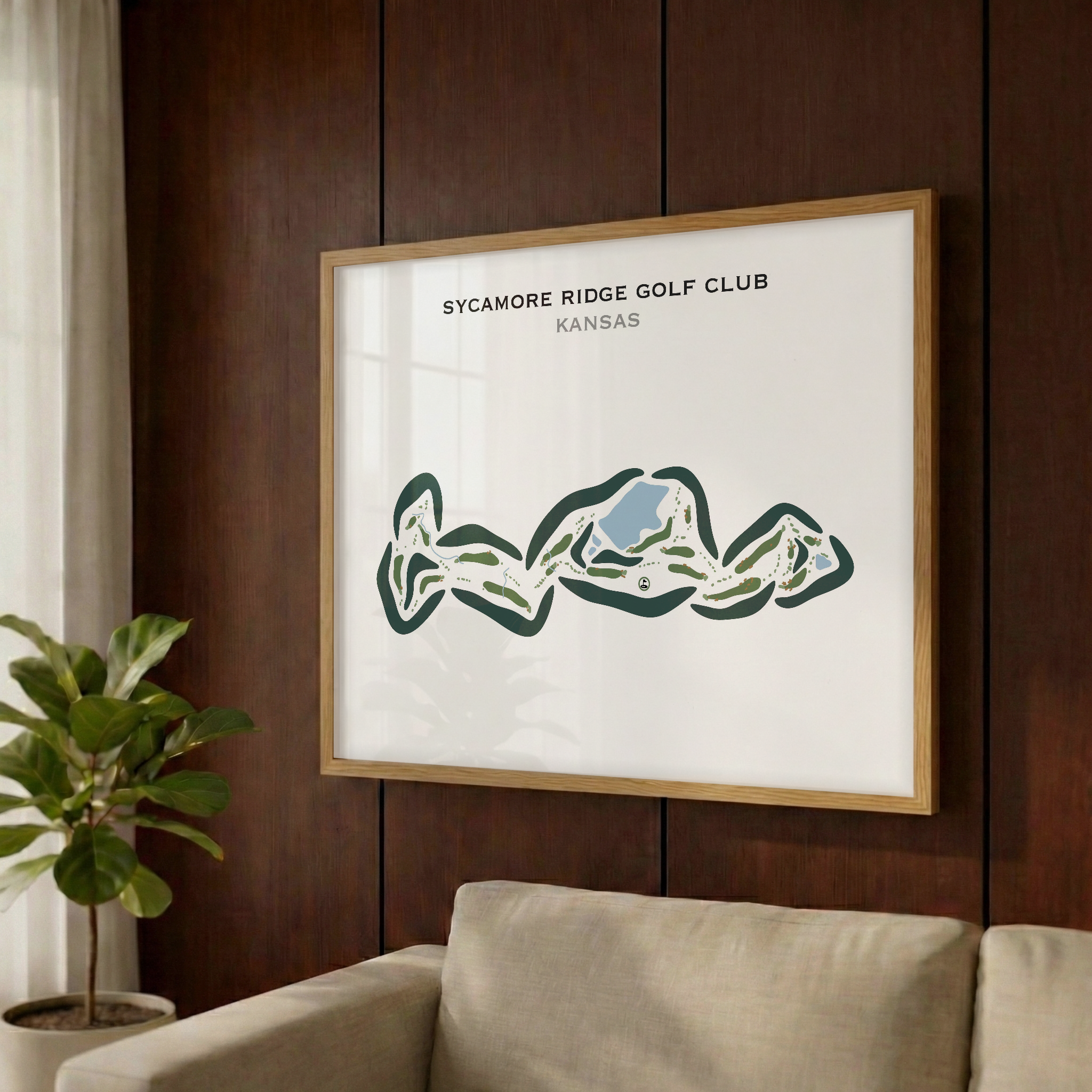 Sycamore Ridge Golf Club, Kansas - Printed Golf Courses