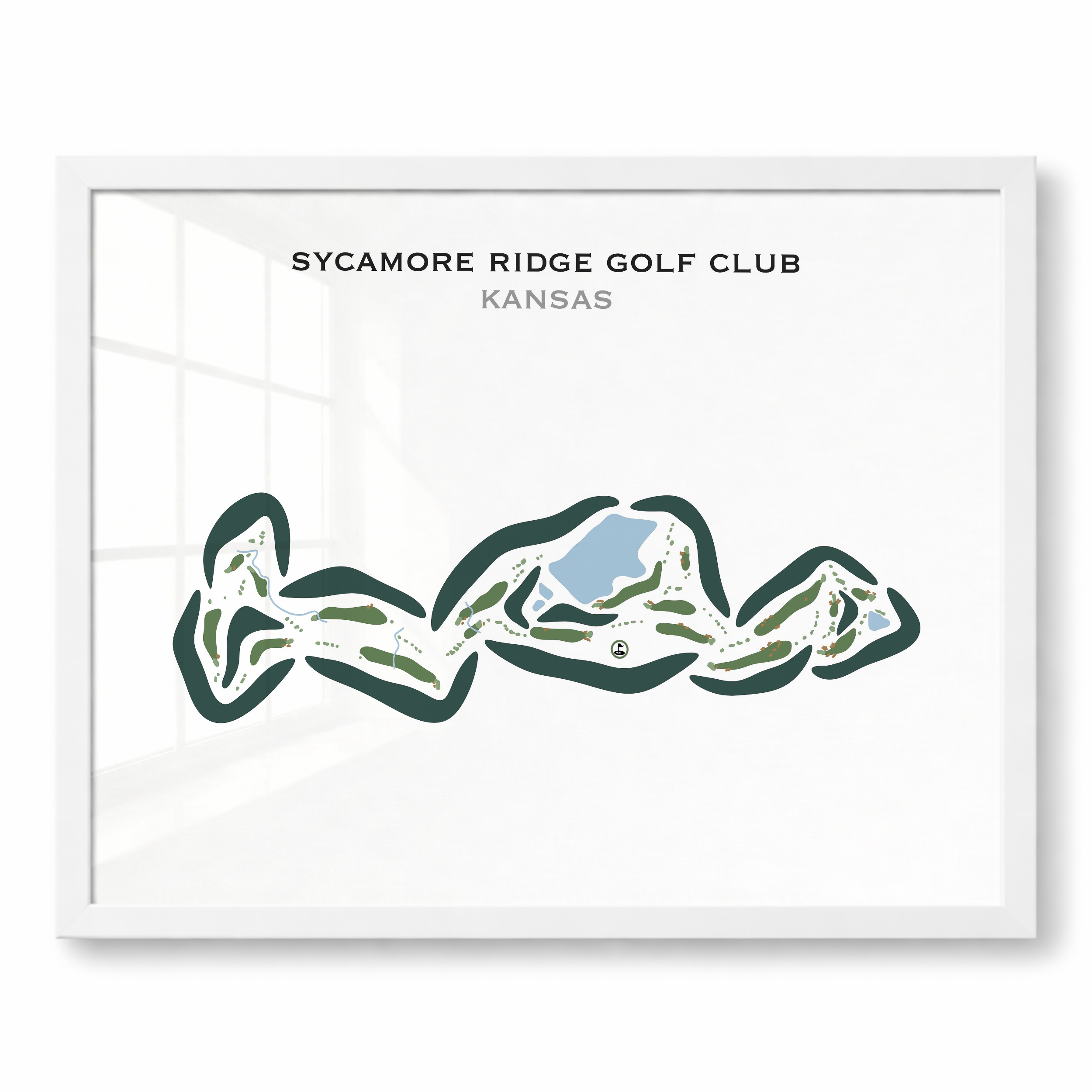 Sycamore Ridge Golf Club, Kansas - Printed Golf Courses