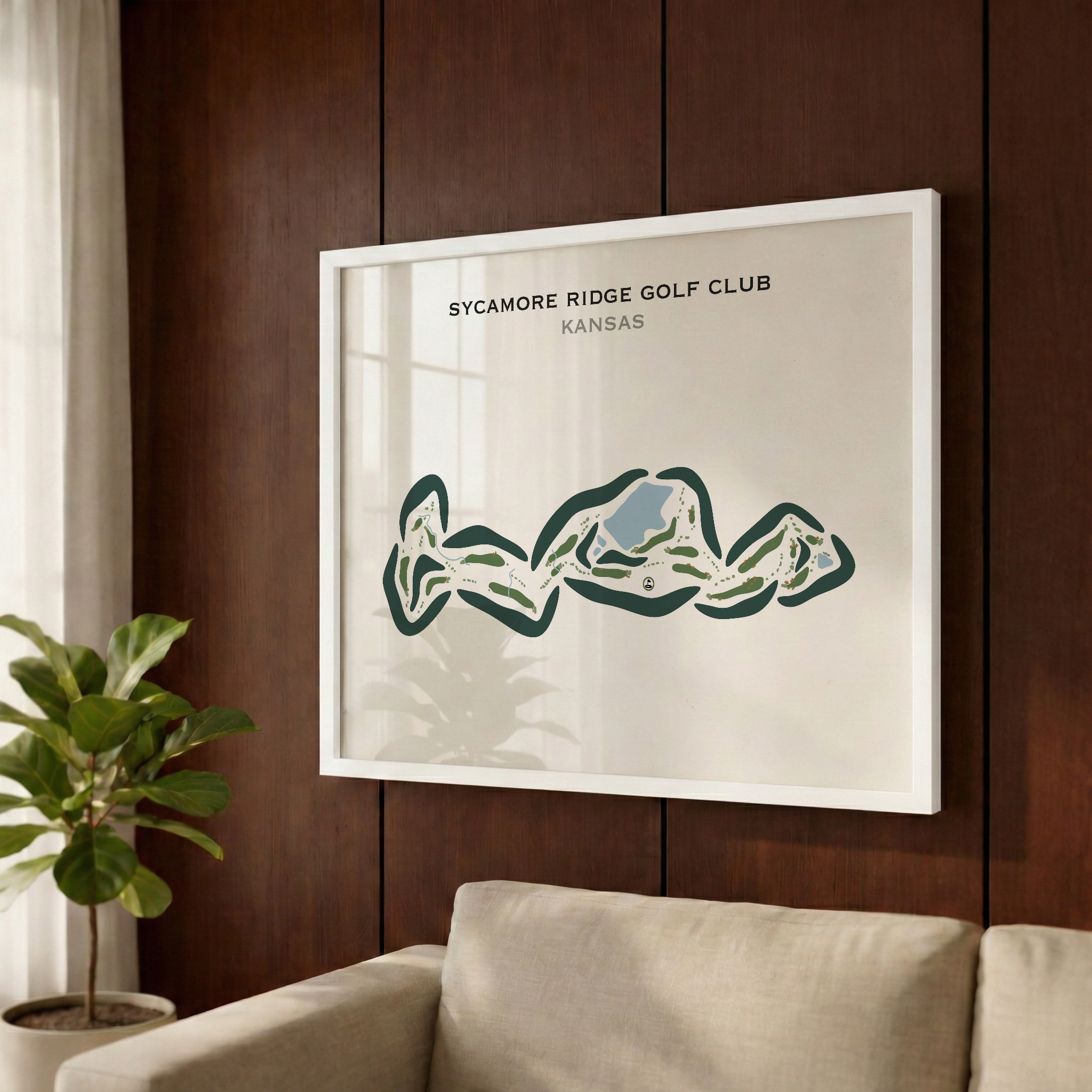 Sycamore Ridge Golf Club, Kansas - Printed Golf Courses