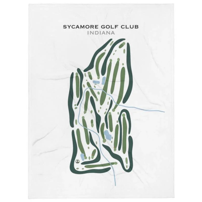 Sycamore Golf Club, Indiana - Printed Golf Courses