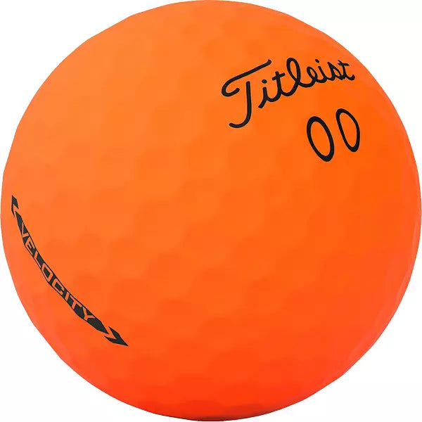 Titleist 2024 Velocity Matte Orange Golf Balls