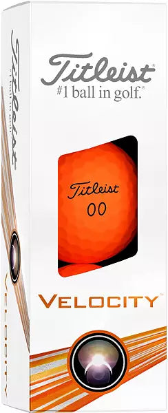 Titleist 2024 Velocity Matte Orange Golf Balls